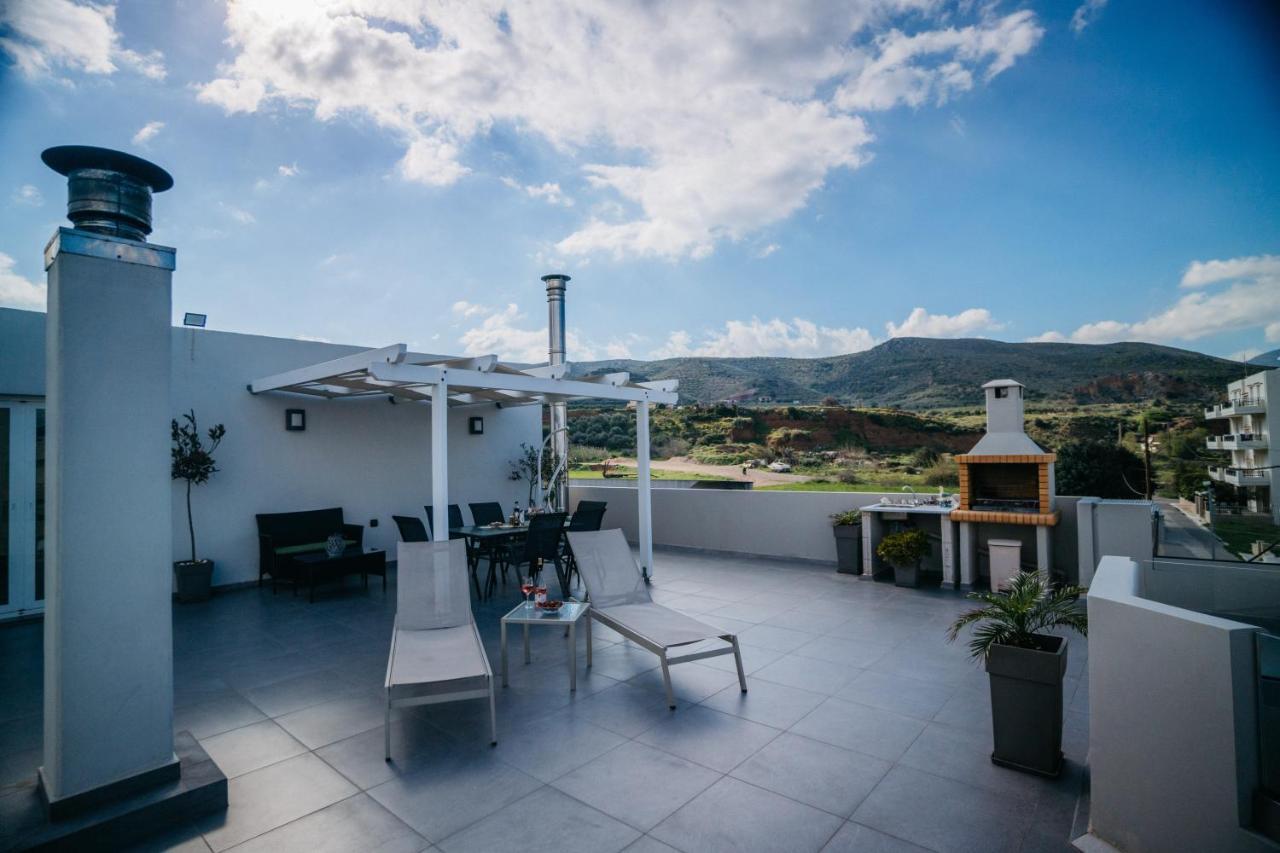 Home Sweet Home - Big Balcony With Great View Kíssamos Eksteriør bilde