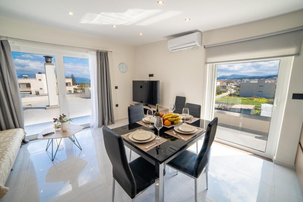 Home Sweet Home - Big Balcony With Great View Kíssamos Eksteriør bilde