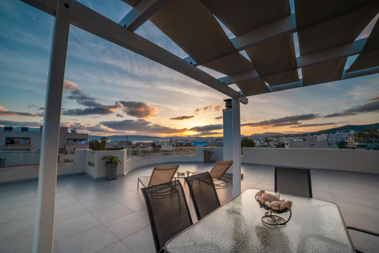 Home Sweet Home - Big Balcony With Great View Kíssamos Eksteriør bilde